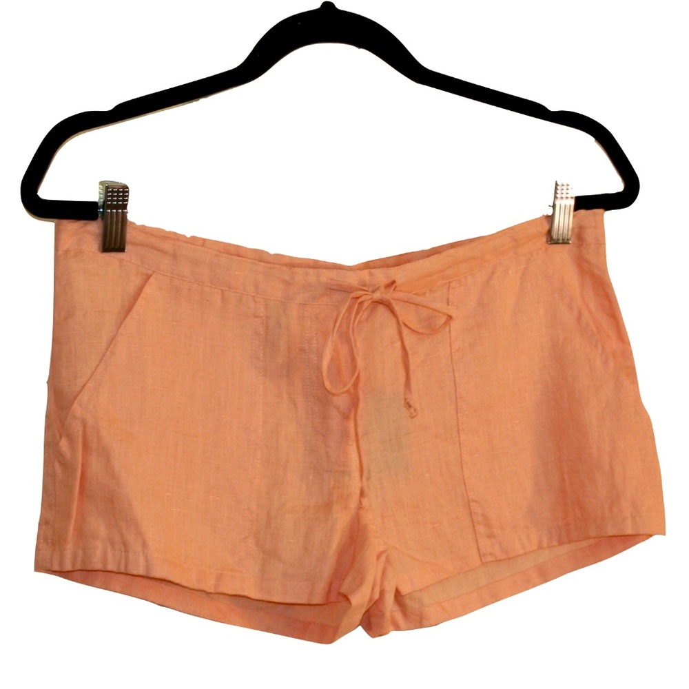 ACROBAT Drawstring Linen Shorts - Picture 2 of 10